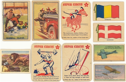 1930s-1940s "R"-Gum Cards Collection (150+) Including Near and Partial Sets